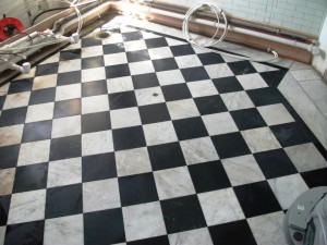 Marble Tiled Floor After Cleaning