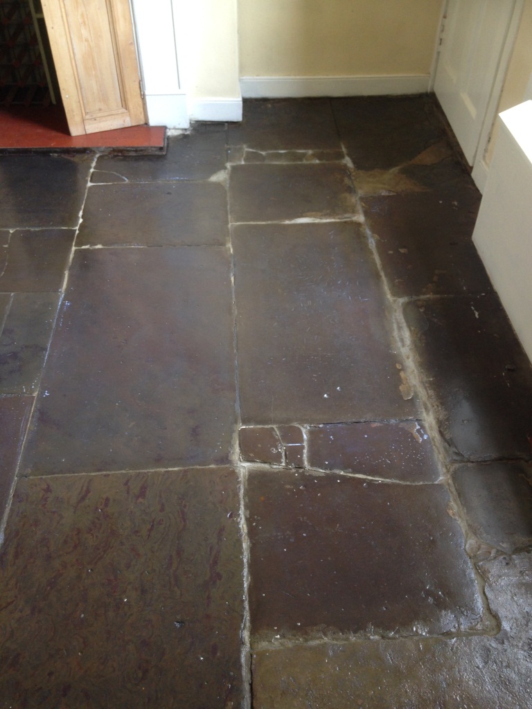 Cleaning Flagstones in Glasgow