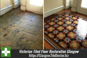 Victorian Tiled Floor Restoration in Glasgow