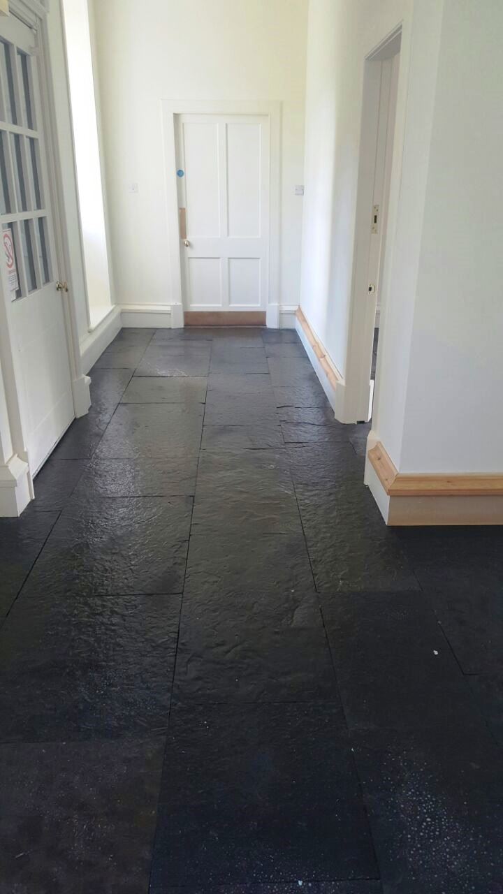 Natural Rough Slate Tiles Renovated at Stirling Business Park