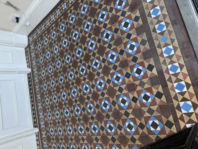 Victorian Floor Before Cleaning Hyndland Road Glasgow