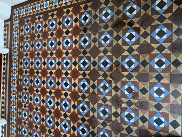 Victorian Floor During Cleaning Hyndland Road Glasgow